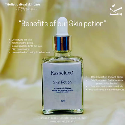 Sapphire Glow Skin Potion